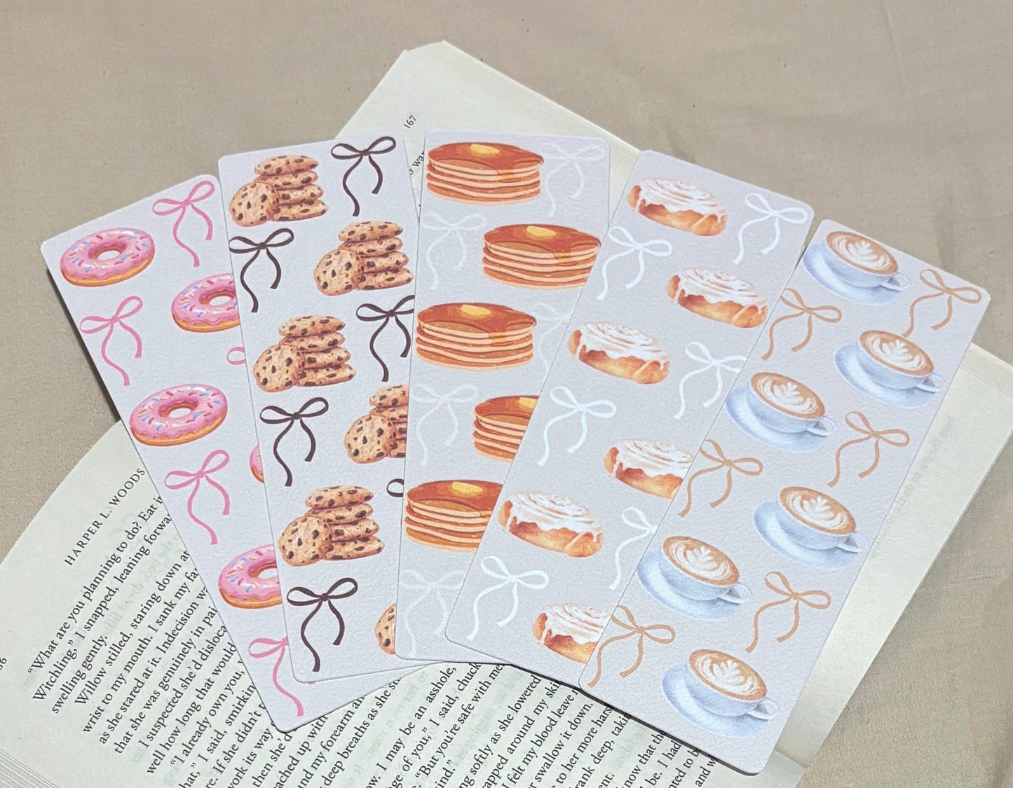 Cute Foodie Bookmarks